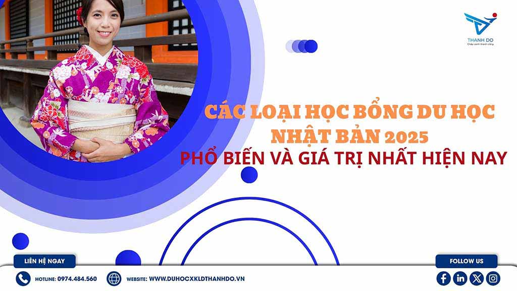 Các loại học bổng du học Nhật Bản 2025 phổ biến và giá trị nhất hiện nay