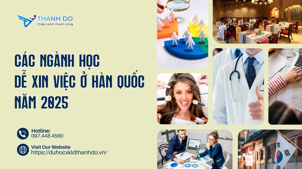 Các ngành học dễ xin việc ở Hàn Quốc năm 2025