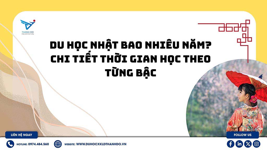 Du học Nhật bao nhiêu năm