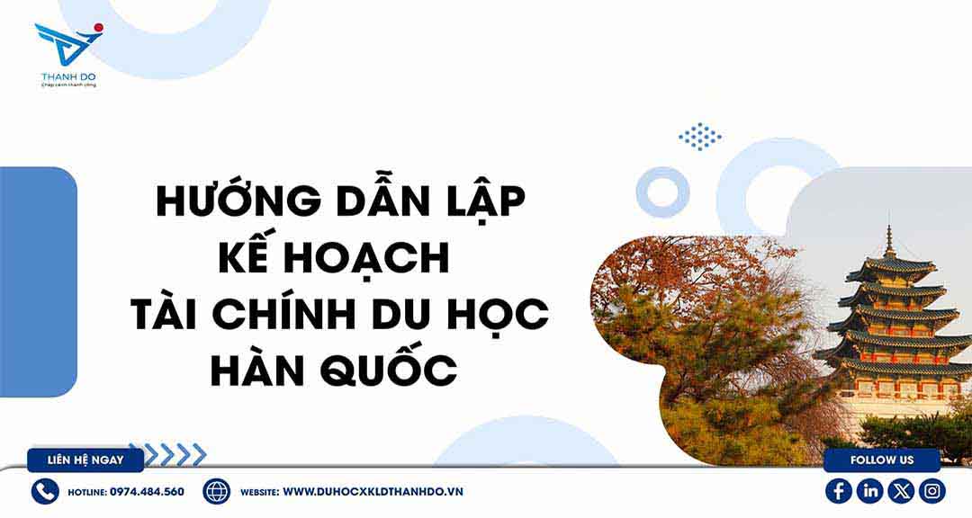 Kế hoạch tài chính du học Hàn Quốc