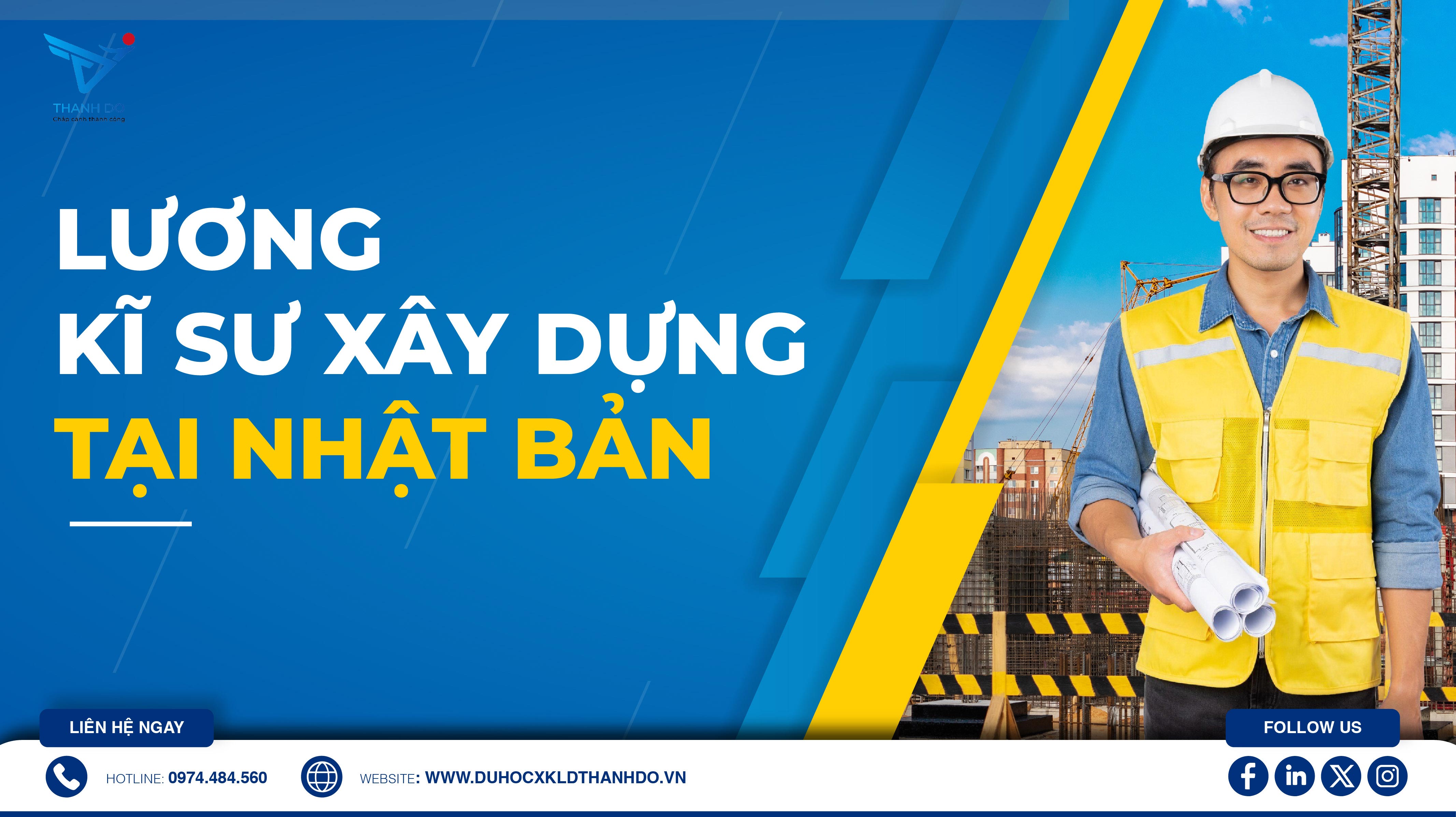 Lương kỹ sư xây dựng tại Nhật Bản là bao nhiêu?