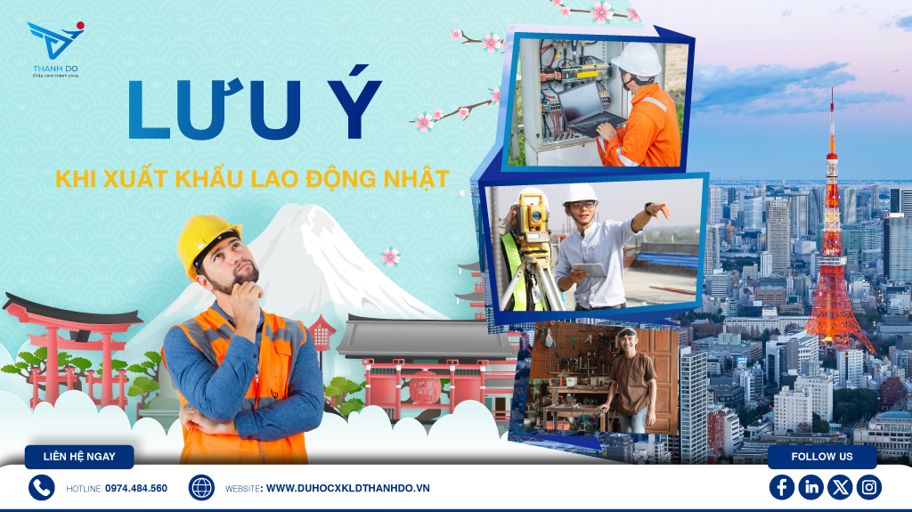 Lưu ý khi đi xuất khẩu lao động Nhật