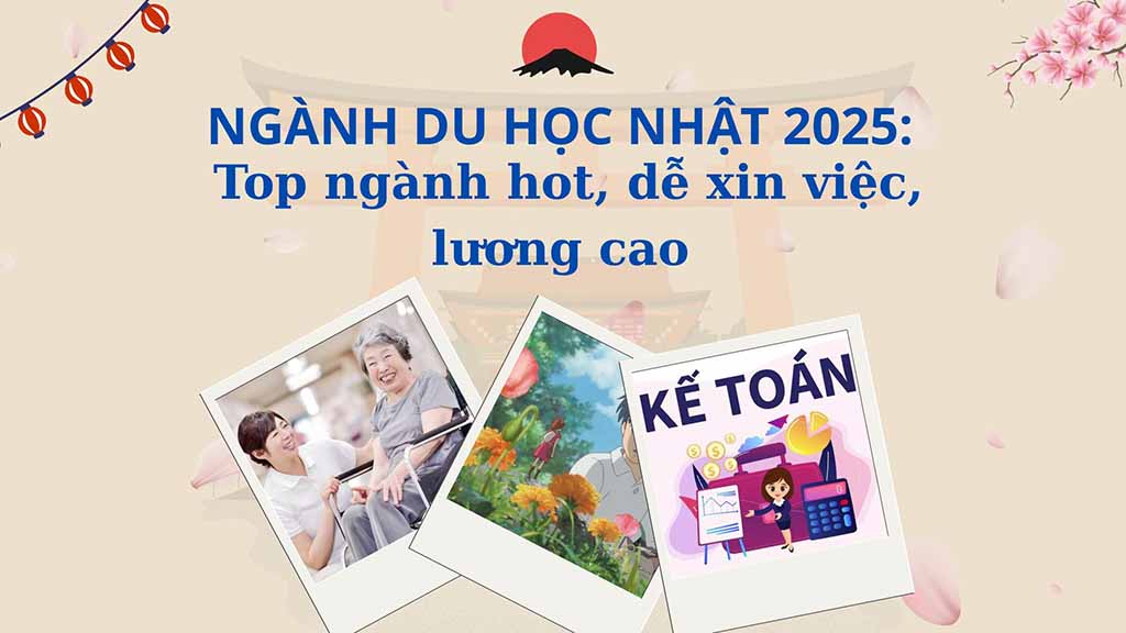 Ngành du học Nhật năm 2025: Top ngành hot, dễ xin việc, lương cao