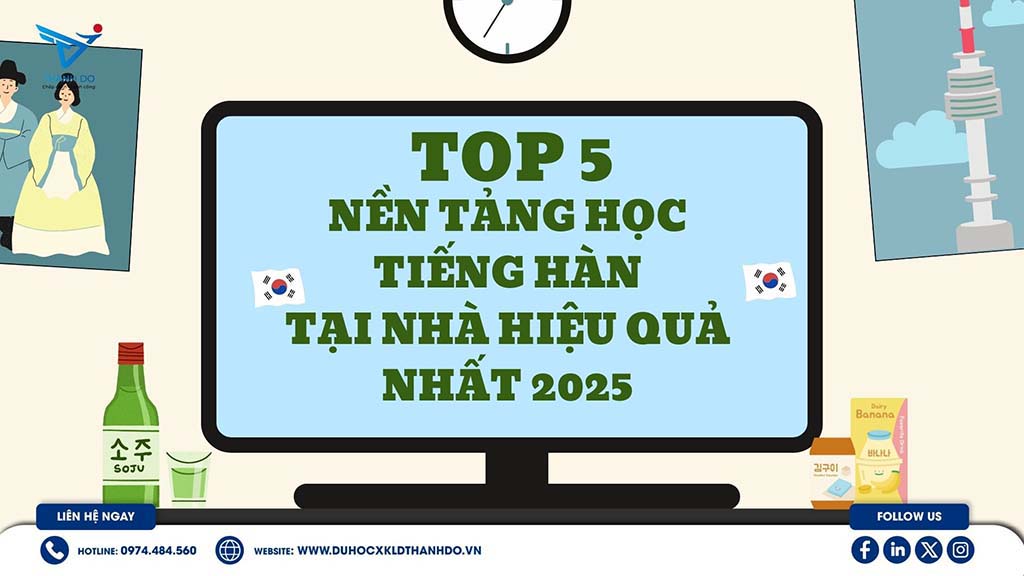 Học tiếng Hàn tại nhà