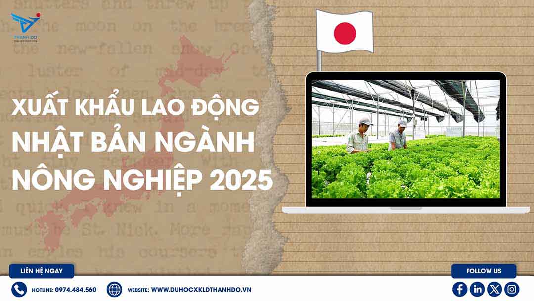 Xuất khẩu lao động Nhật Bản ngành nông nghiệp