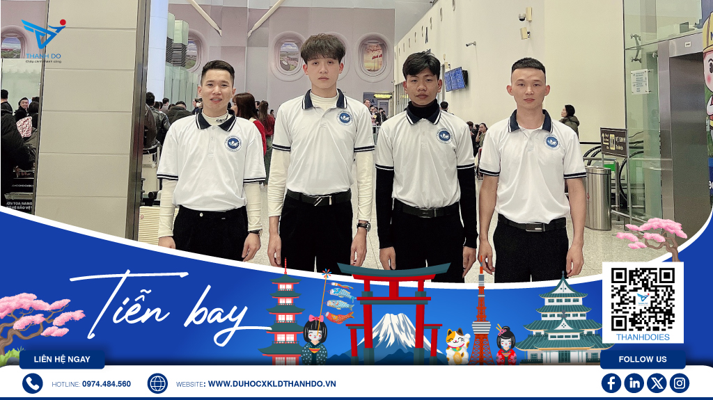 Công ty xuất khẩu lao động Nhật Bản Thành Đô tiễn bay thực tập sinh tuần 2 tháng 1 năm 2025