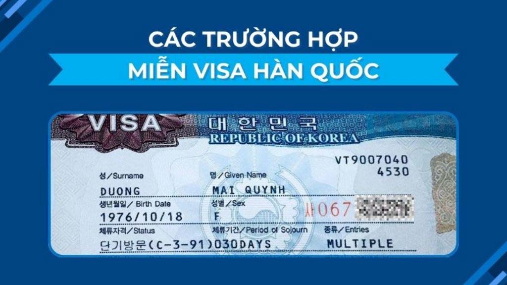 Những trường hợp được miễn xin visa