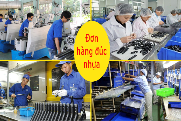 Công việc cụ thể của đơn hàng đúc nhựa