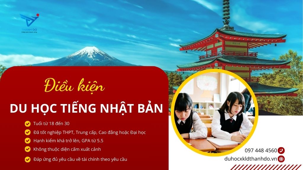 Điều kiện du học tiếng Nhật Bản