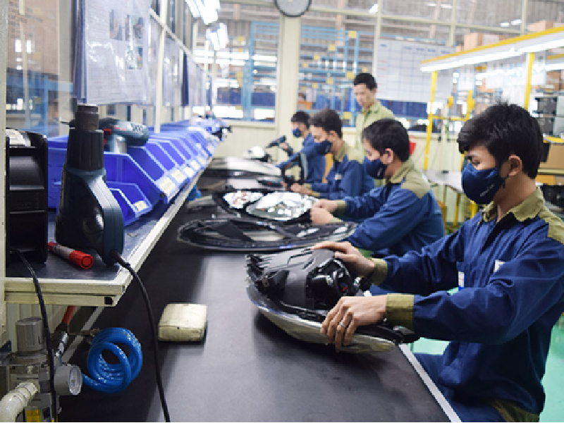 Đơn hàng lắp ráp linh kiện ô tô