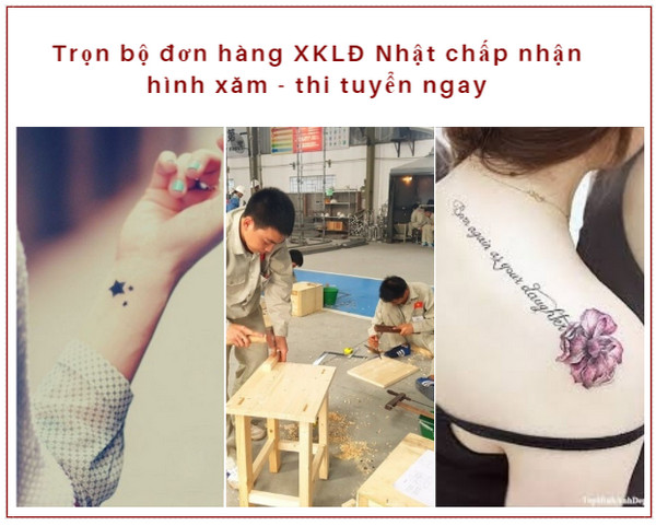 Đơn hàng xklđ Nhật với lao động đã xóa xăm và còn sẹo (sẹo nhỏ)