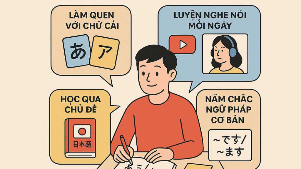 Học tiếng Nhật càng sớm càng tốt