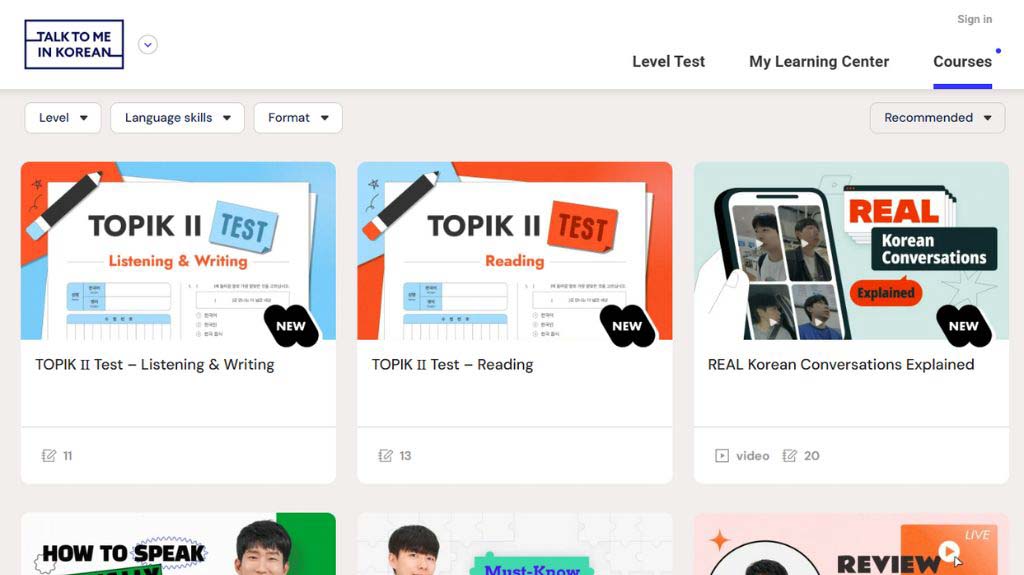Talk To Me In Korean – Học tiếng Hàn bài bản từ cơ bản đến nâng cao