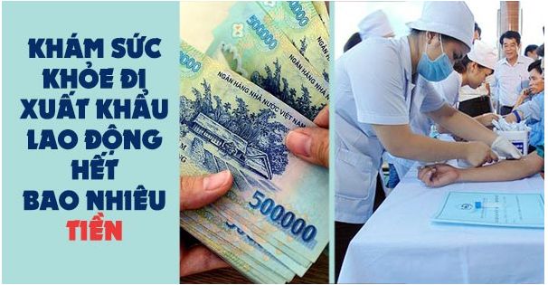 Chi phí đi xuất khẩu Nhật Bản 2025 - Phí khám sức khỏe 