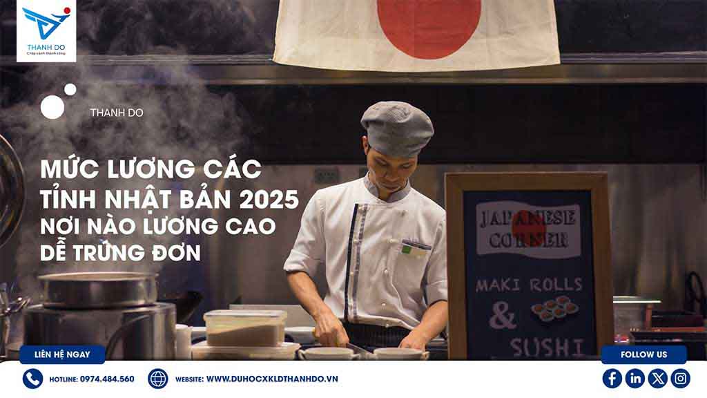 Mức lương các tỉnh ở Nhật Bản