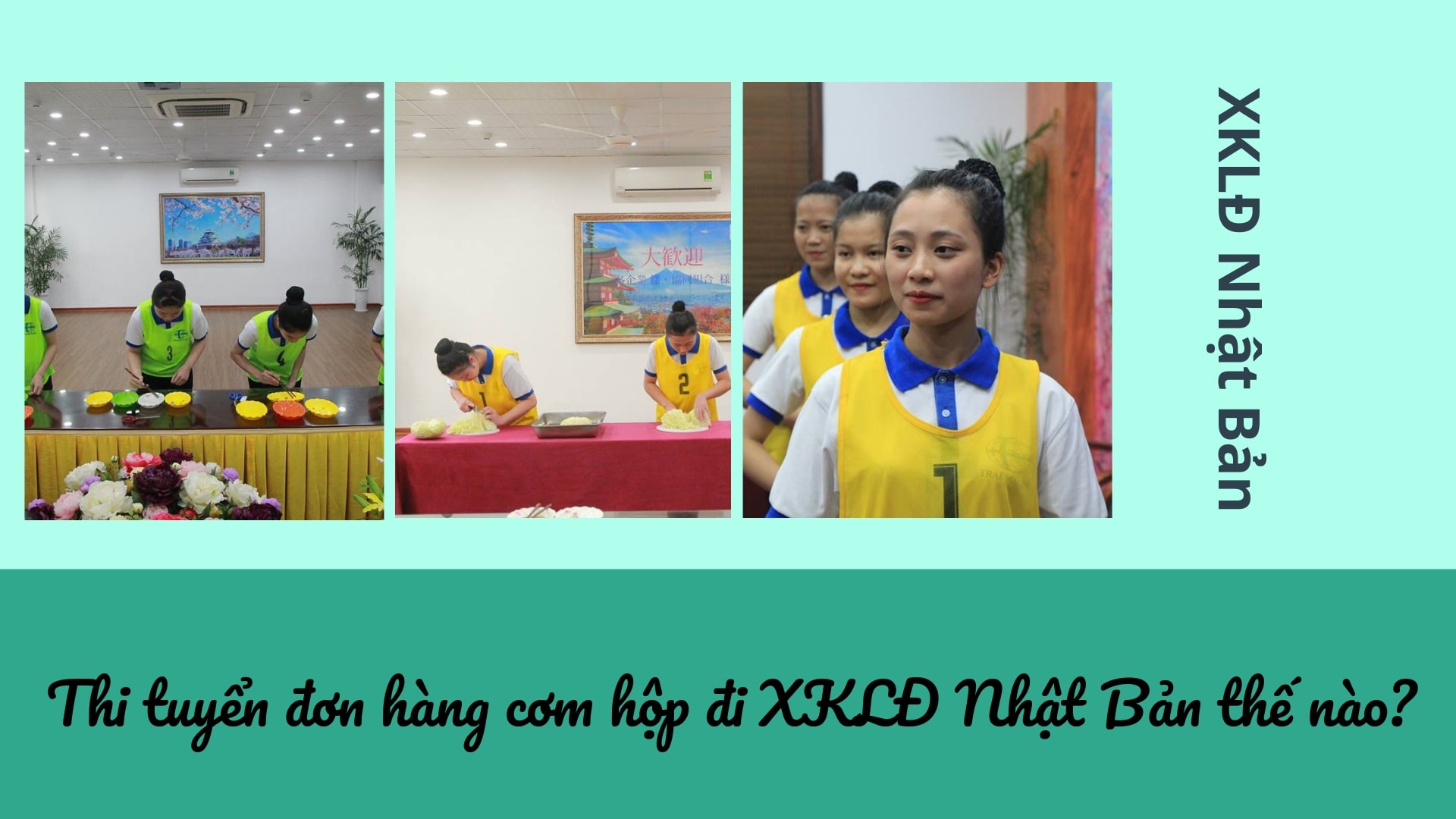 Thi đơn hàng cơm hộp Nhật Bản có khó không?