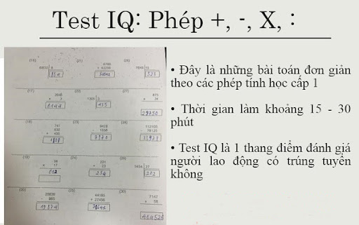 Thi đơn hàng cơm hộp Nhật Bản - thi test IQ