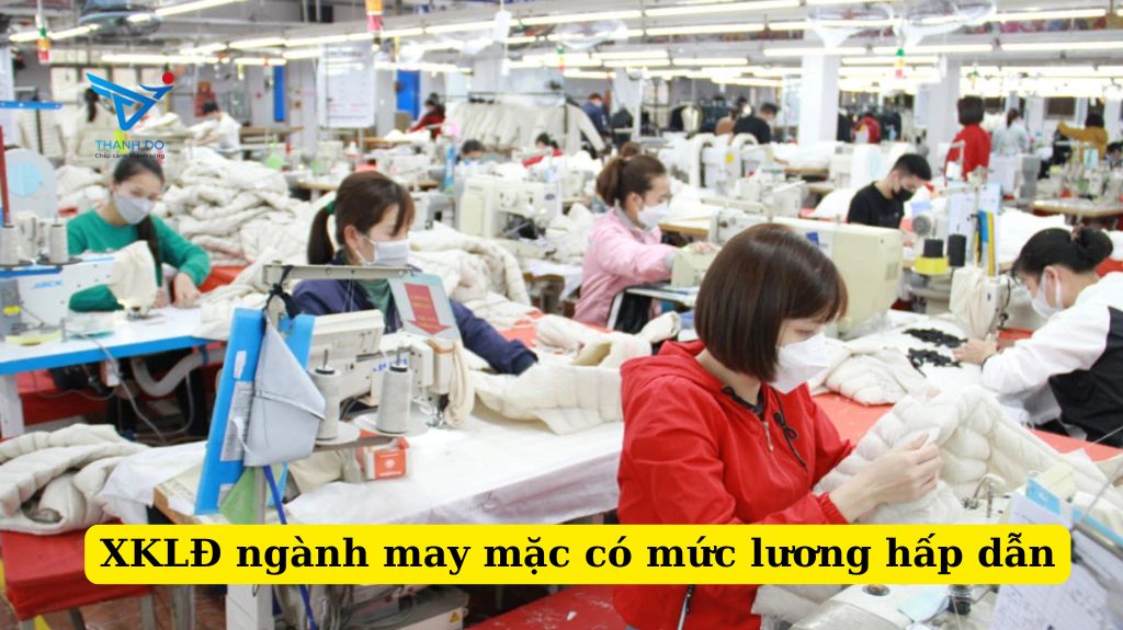 XKLĐ Nhật Bản ngành may mặc có mức lương hấp dẫn